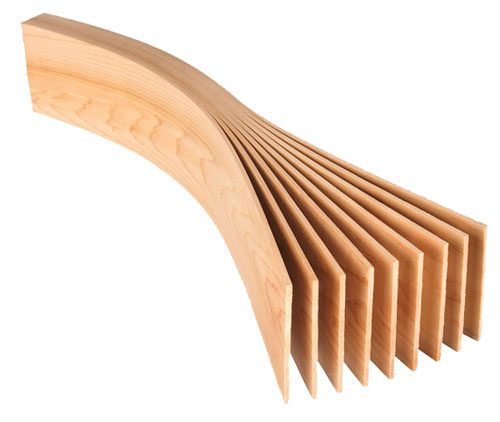 Veneer Wood Bending Method