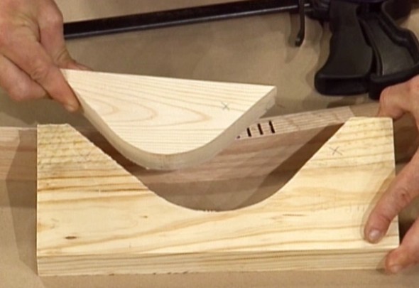 compression wood bending