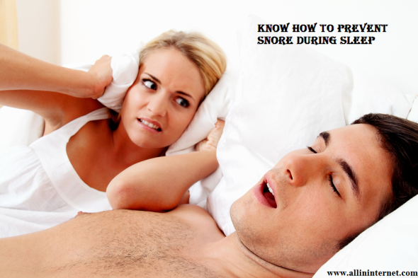 Prevent snoring 