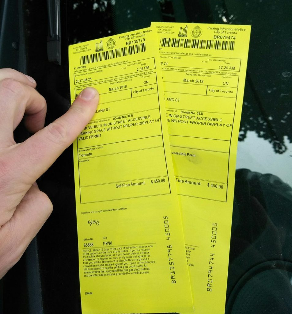 What is Parking Ticket in Toronto?