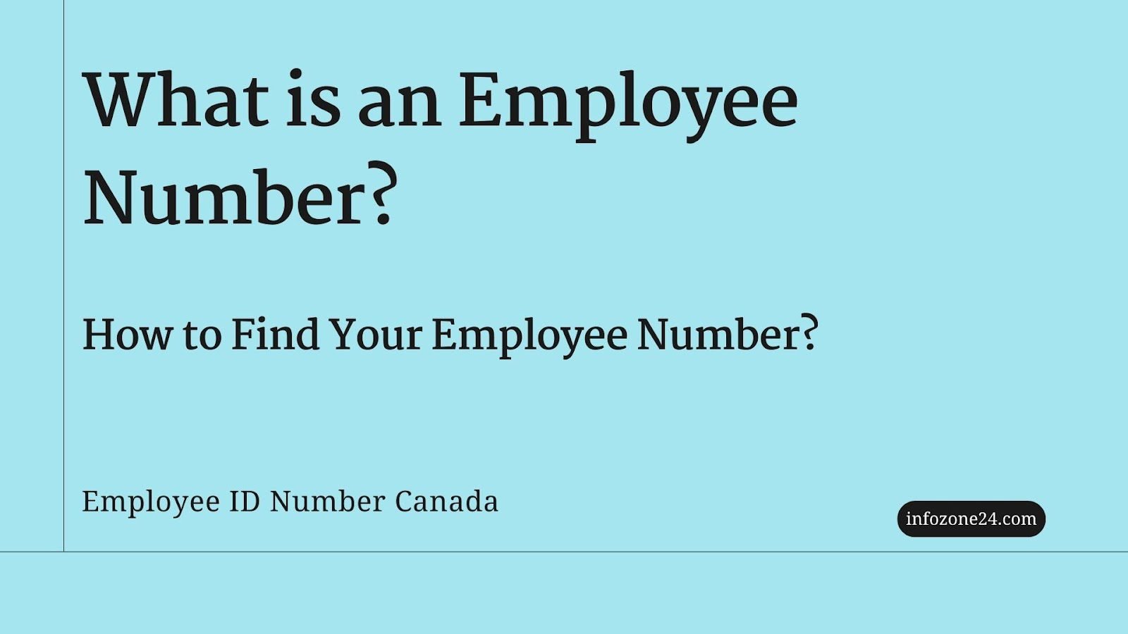 what-is-an-employee-number-infozone24