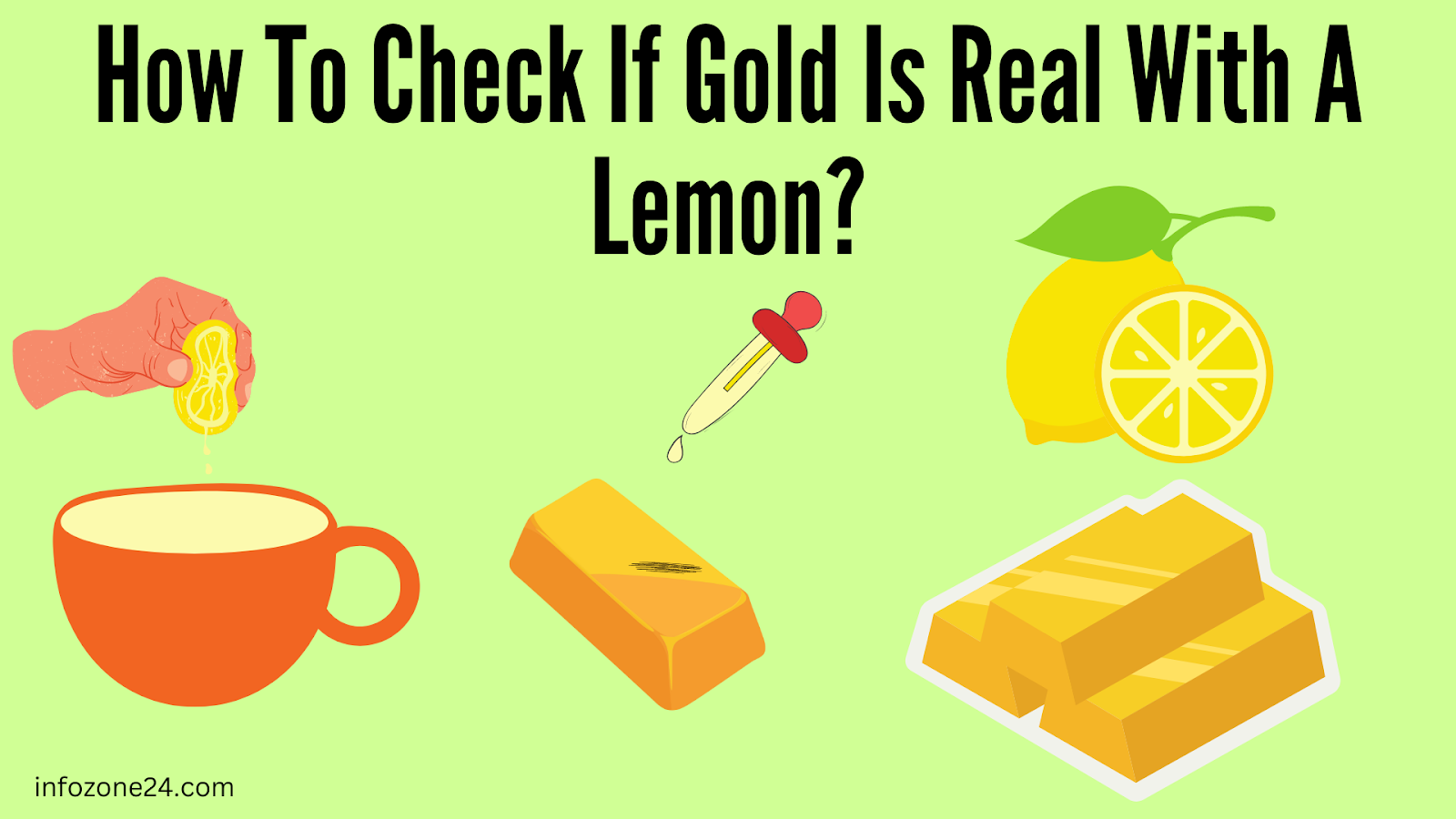 Check If Gold Is Real With A Lemon