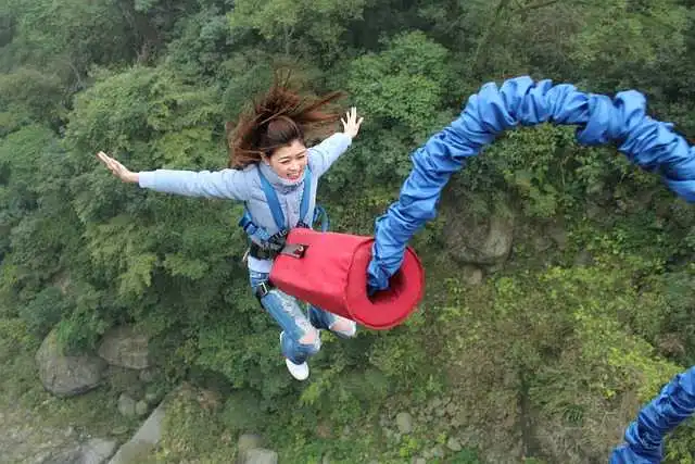 Bungee Jumping in Queenstown, New Zealand