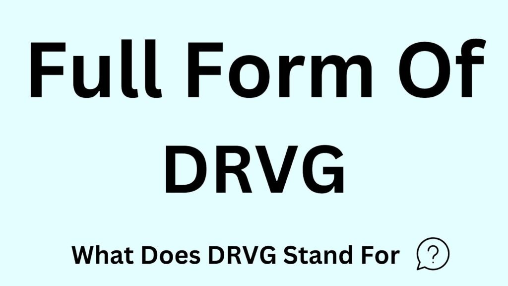 DRVG Meaning What does DRVG stand for