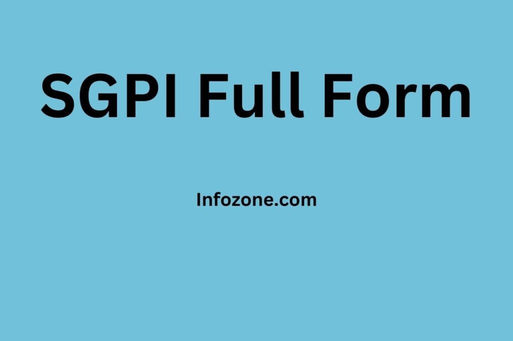 SGPI Full Form